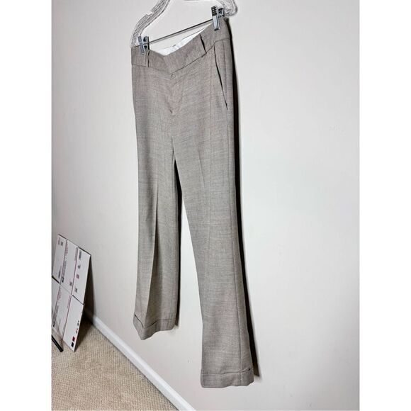 Banana republic grey wide leg Martin fit wool blend pants sz 8 - Picture 5 of 8